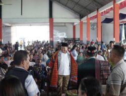 Paslon No 2, H. Baharuddin Hadir Ditengah-tengah Kegiatan Adat Batak, 