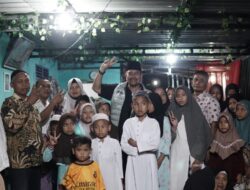 Silaturahmi Dengan Warga Tanah Datar Paslon No 2, Baharuddin Siagian Santuni Anak Yatim 