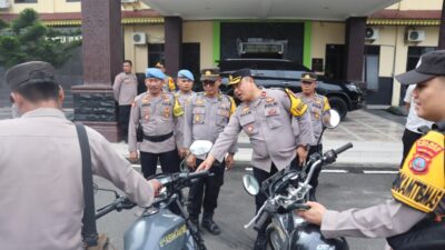 Persiapan Mantap Praja 2024, Kapolres Cek Ranmor