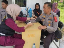 Lakukan Cek Kesehatan, Personel Pengamanan PPK