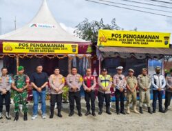 Kapolres Cek Posyan & Pos Pam Persiapan Nataru 2024,