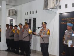 Ciptakan Aman & Kondusif Pengamanan Natal & Tahun Baru, Kapolres, Personil Dituntut Penuh Tanggung Jawab