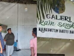 Melihat Rumah Galeri Kain Songket Tidak Layak, Bupati Terpilih Baharuddin Merenovasi