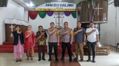 Kapolres Batubara Cek Sejumlah Gereja Hari di Tahun Baru