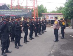 Kapolres Batubara Apresiasi Kinerja Pasukan Brimob dalam Pengamanan NATARU