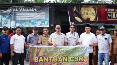 Bupati Terpilih & PT Socfindo, Berikan Bantuan Sembako Korba Banjir