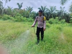 Bhabinkamtibmas, Dorong Ketahanan Pangan dengan Pemanfaatan Lahan Pekarangan