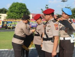 Sertijab Kasat Narkoba Polres Batubara di Banjir Papan Bunga