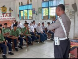 Satlantas Polres Batu Bara Sosialisasi Ops Keselamatan Toba 2025 di SMP Sei Balai