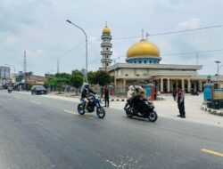 Sat Lantas Polres Batu Bara Pengamanan Ibadah Minggu Disejumlah Gereja