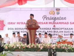 Menyambut Bulan Suci Ramadhan,  Polres Batubara Gelar Isra Mi’raj