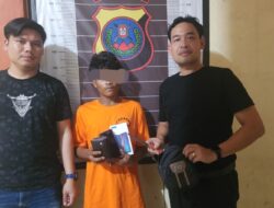 Diduga Pelaku Bongkar Rumah Diamankan Unit Reskrim Lima Puluh