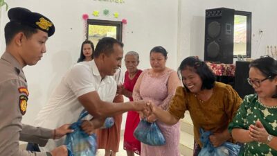 Polres Batu Bara Berbagi Minggu Kasih Di Gereja GDPI Lima Puluh Kota