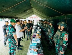 Bupati Batu Bara Lepas Satgas Pamtas Statis RI-PNG Yonif 126/KC