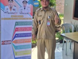 Hari Pertama Masuk kerja, Kades Tanah Merah Tekankan Disiplin