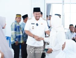 Bupati Batu Bara Hadiri Penyampaian Materi Manasik Haji Jamaah Reguler Tahun 2025. 