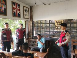 Cooling System, Sampata Polres Batubara Sampaikan Himbauan di Caffe Boister