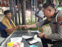 Satlantas Laksanakan Cooling System, Salurkan Tali Asih kepada Warga yang Membutuhkan