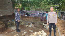 Ketua Bapera & Kasihumas Polres Batubara Iptu Fahmi Cek Lokasi Ketahanan Pangan Budidaya ikan lele, Rabu (25/6/2025)