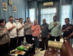 Kunjungi Kantor SMSI Sumut, Kabid Humas Polda Sumut Bahas Kemitraan dan Penanggulangan Narkoba