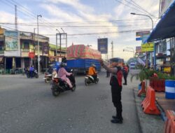 Samapta Polres Batubara Gelar Patroli Dialogis dan Penertiban Lalu Lintas