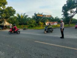 Atur Lalin Upaya Terjadinya Laka Lantas di Lokasi Rawan