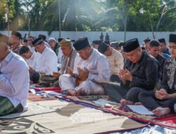 Bupati Batubara Sholat Idul Adha 1446 Hijriyah Bersama Warga