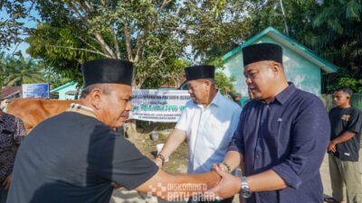 Bupati saksikan penyembelihan hewan kurban Presiden Republik Indonesia, Sabtu (7/6/2025)