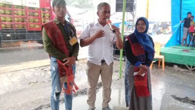 Kanit Reskrim Ipda BZ Damanik berikan himbauan agar acara dapat aman & nyaman, Sabtu (7/6/2025)