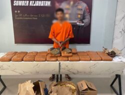 Memiliki Daun Ganja Kering, SM di Boyong Kemapolres Batubara