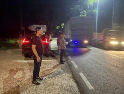 Cegah Tawuran, Tim Opsnal Polsek Lima Puluh Patroli Mobile