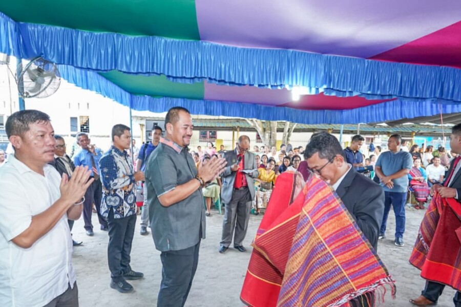Bupati Batubara Baharuddin Siagian Ikuti Hari Terakhir HKBP, Minggu (9/6/2025