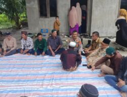 Kapolsek Medang Deras Melayat, Warga Nelayan Tenggelam di Hantam Ombak
