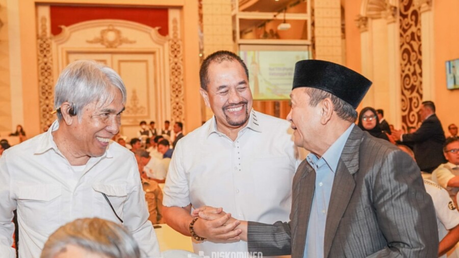Bupati Batubara Baharuddin Siagian Hadir Pelantikan Koni Sumut, Selasa (10/6/2025)