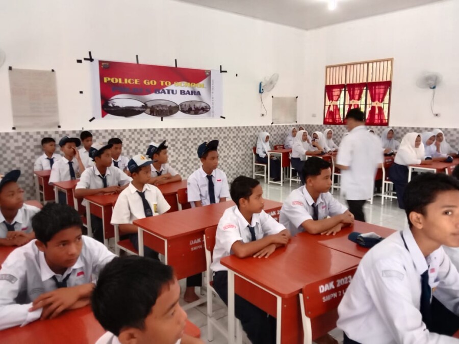 Kasat Binmas Polres Batubara Sosialisasi Kepada Pelajar, Kamis (12/6/2025)