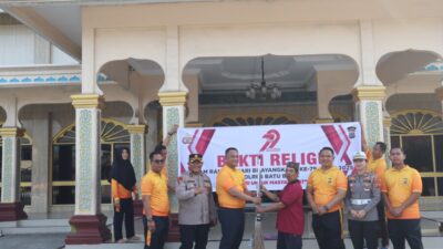 Kapolres Batubara Ajak Personil Bhakti Religi di Rumah Ibadah, Jumat 12/6/2025)