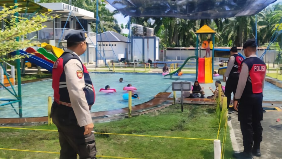 Berikan rasa aman dilokasì objek wisata, personel samapta lakukan pengamanan,Minggu (15/6/2025