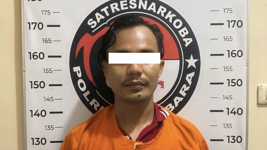 Pelaku memiliki Sabu-sabu ditangkap Polisi, Senin (16/6/2025