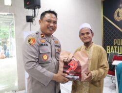 Sambut Hari Bhayangkara ke-79, Polres Batubara Gelar Aksi Sosial Berbagi Sembako