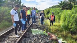 Di temukan Potongan Tubuh Manusia di Jalur Rel Kereta Api, Polisi Lakukan Penyelidikan