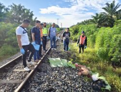Di temukan Potongan Tubuh Manusia di Jalur Rel Kereta Api, Polisi Lakukan Penyelidikan