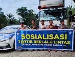 Satlantas Gelar Sosialisasi Tertib Berlalu Lintas, Supir Truk Jadi Sasaran Utama