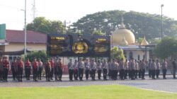 Personil Polres Batubara Apel Padi,Sabtu (21/6/2025)