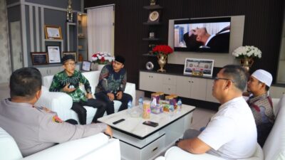 Pimpinan Ponpes Nurul Hidayah Jabal Hindi Audiensi Ke Polres Batubara, Sabtu (22/6/2025)