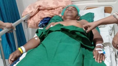 Korban lagi terbaring di RS Adamalik Medan, Jumat (20/6/2025)