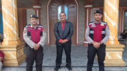 Personil Samapta Polres Batubara berikan rasa aman bagi umat sedang beribadah, Minggu (29/6/2025)