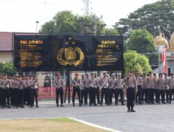 Geladi Bersih, Personel Lakukan Persiapan Jelang HUT Bhayangkara ke-79