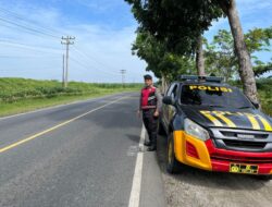 Malam HUT Bhayangkara ke-79, Samapta Terus Lakukan Patroli Mobile