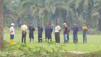 Asisten 02, Primanta Sembiri Pimpin Apel Pagi Tugas Security,