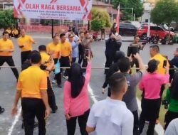 Adu Kekuatan, Kapolres vs Bupati di Lomba Tarik Tambang Meriahkan HUT Bhayangkara ke-79